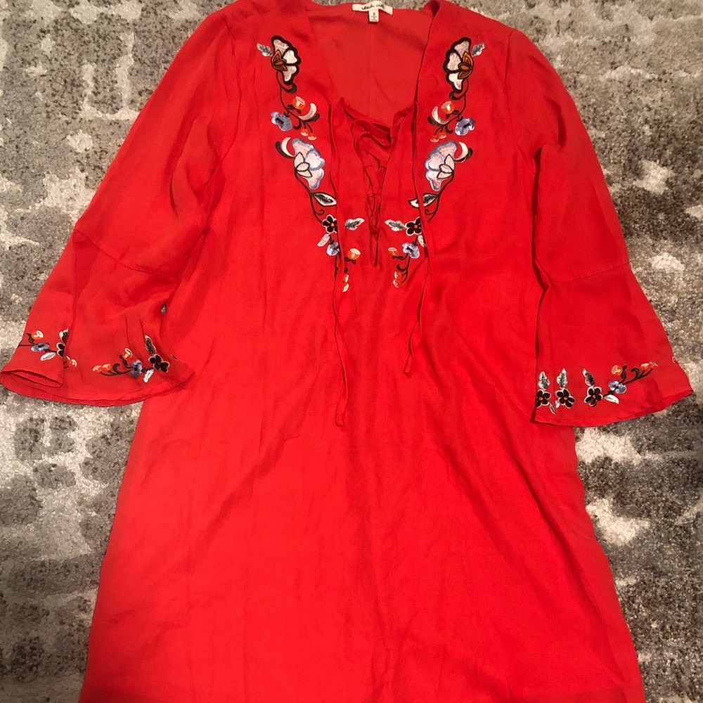 Flowy Red Dress 🥰